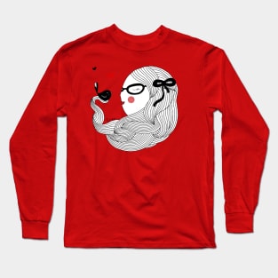 Bird Girl Long Sleeve T-Shirt